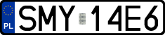 License plates of Poland, Regular car plates