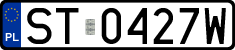 License plates of Poland, Regular car plates