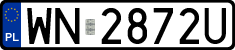 License plates of Poland, Regular car plates