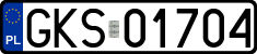 License plates of Poland, Regular car plates