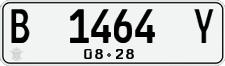 License plate of Indonesia, Regular plates