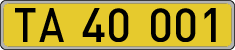 License plates of Spain, Diplomatic