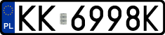 License plates of Poland, Regular car plates