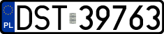 License plates of Poland, Regular car plates