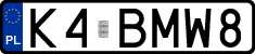 License plates of Poland, Vanity Plates