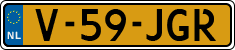License plate of the Netherlands, Light Commercial Vehicles (1994 system)