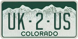 Colorado, Vanity Plates