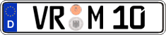 German license plate, Regular plates