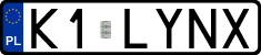 License plates of Poland, Vanity Plates