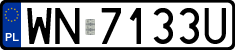 License plates of Poland, Regular car plates