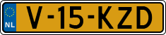 License plate of the Netherlands, Light Commercial Vehicles (1994 system)