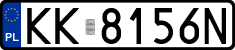 License plates of Poland, Regular car plates