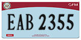 Federal license plates, Diplomatic