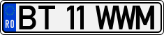 License plate of Romania, Regular plates