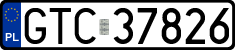License plates of Poland, Regular car plates