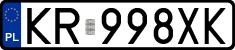 License plates of Poland, Regular car plates