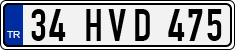 License plate of Turkey, Regular plates