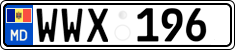License plate of Moldova, Cars (2015)
