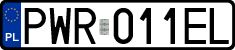 License plates of Poland, Regular car plates