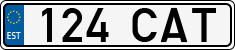 License plate of Estonia, Regular car plates