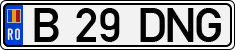 License plate of Romania, Regular plates