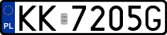 License plates of Poland, Regular car plates