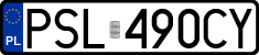 License plates of Poland, Regular car plates