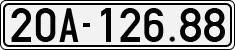 License plate of Vietnam, Cars