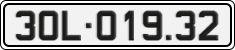 License plate of Vietnam, Cars