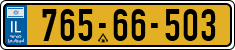 License plate of Israel, Regular plates