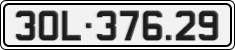 License plate of Vietnam, Cars