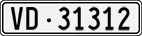 License plate of Switzerland, Cars