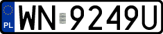 License plates of Poland, Regular car plates