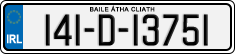 License plate of Ireland, Regular plates