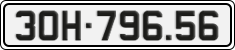 License plate of Vietnam, Cars