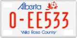 Alberta, Rental cars (X-AB123)