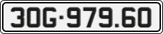 License plate of Vietnam, Cars