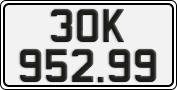License plate of Vietnam, Cars
