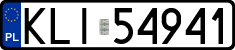License plates of Poland, Regular car plates