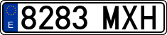 License plates of Spain, Ordinary (2000)