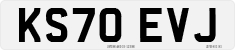 License plate of the United Kingdom, 2001 year system