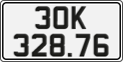 License plate of Vietnam, Cars