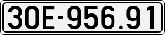 License plate of Vietnam, Cars