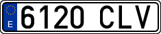 License plates of Spain, Ordinary (2000)