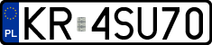 License plates of Poland, Regular car plates
