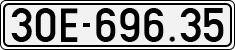 License plate of Vietnam, Cars