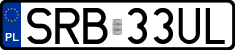 License plates of Poland, Regular car plates