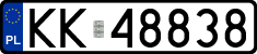 License plates of Poland, Regular car plates