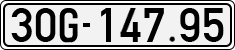 License plate of Vietnam, Cars