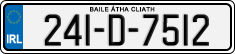 License plate of Ireland, Regular plates